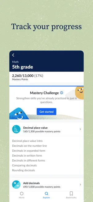 ‎Khan Academy App screenshot 1
