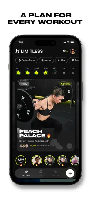 ‎LADDER Strength Training Plans App screenshot 1