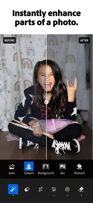 ‎Lightroom AI Photo Editor App screenshot 1