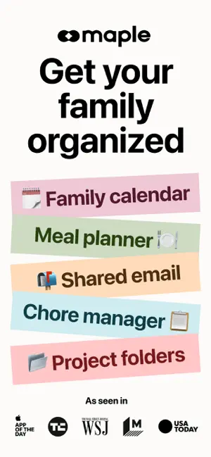 ‎Maple Family Organizer App screenshot 1