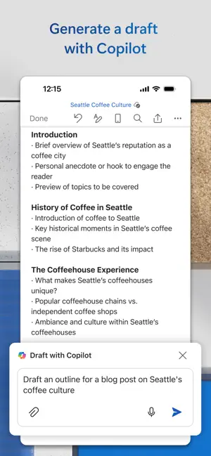 ‎Microsoft Word App screenshot 1