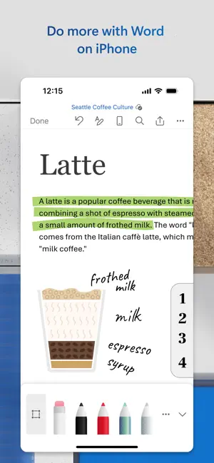 ‎Microsoft Word App screenshot 1