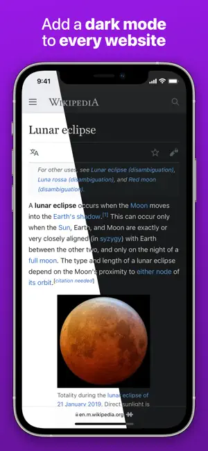 ‎Noir - Dark Mode for Safari App screenshot 1