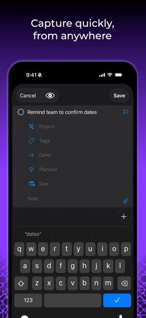 ‎OmniFocus 4 App screenshot 1