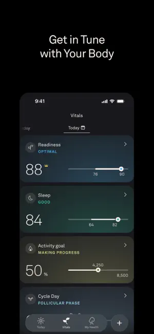 ‎Oura App screenshot 1