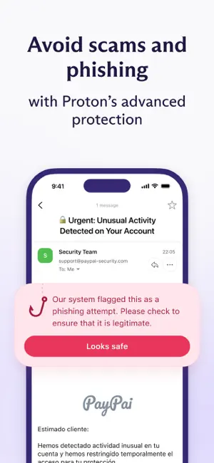 ‎Proton Mail - Encrypted Email App screenshot 1