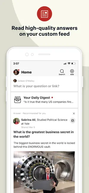 ‎Quora App screenshot 1