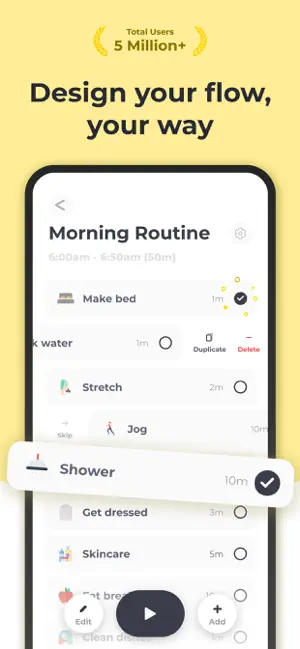 ‎Routine Planner, Habit Tracker App screenshot 1