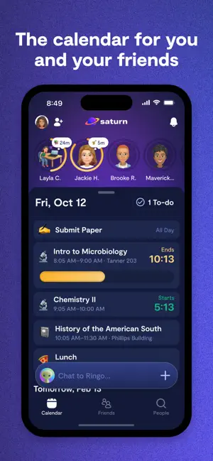 ‎Saturn Calendar App screenshot 1