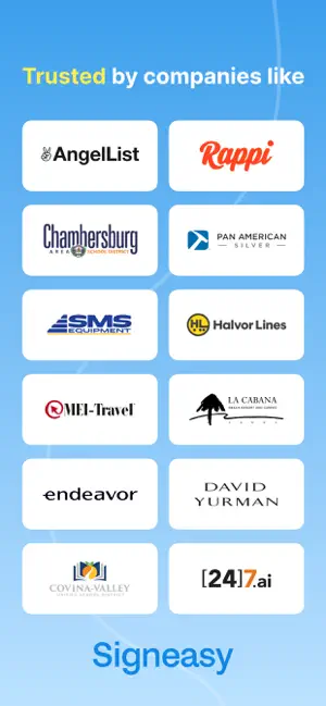‎Signeasy－Sign Documents App App screenshot 1