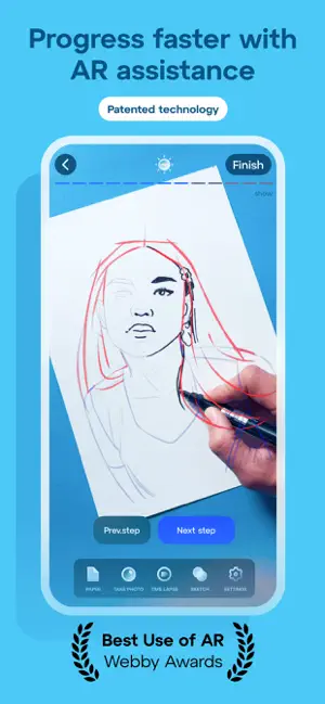 ‎Sketchar: AR Drawing App App screenshot 1