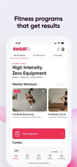 ‎Sweat: Fitness App For Women App screenshot 1