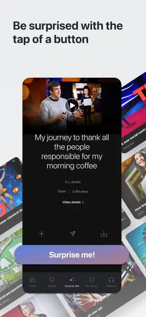 ‎TED Talks: Watch and Learn App screenshot 1