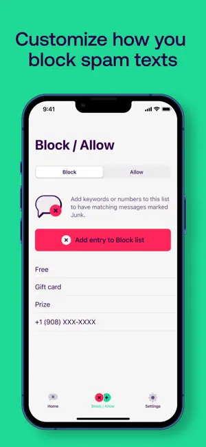 ‎Textkiller - Spam Text Blocker App screenshot 1