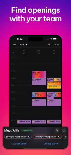‎Vimcal: Calendar and Schedule App screenshot 1