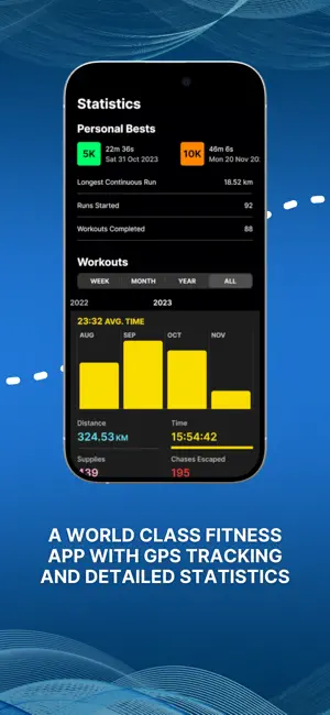 ‎ZRX: Zombies Run App screenshot 1