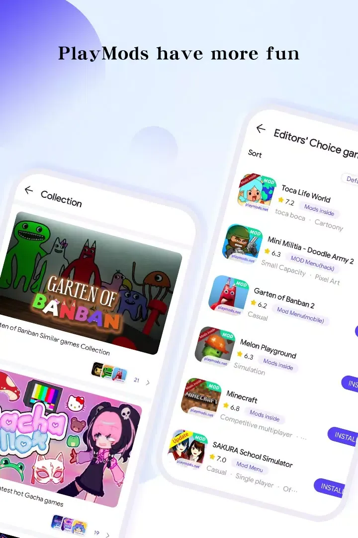 PlayMods screenshot 1