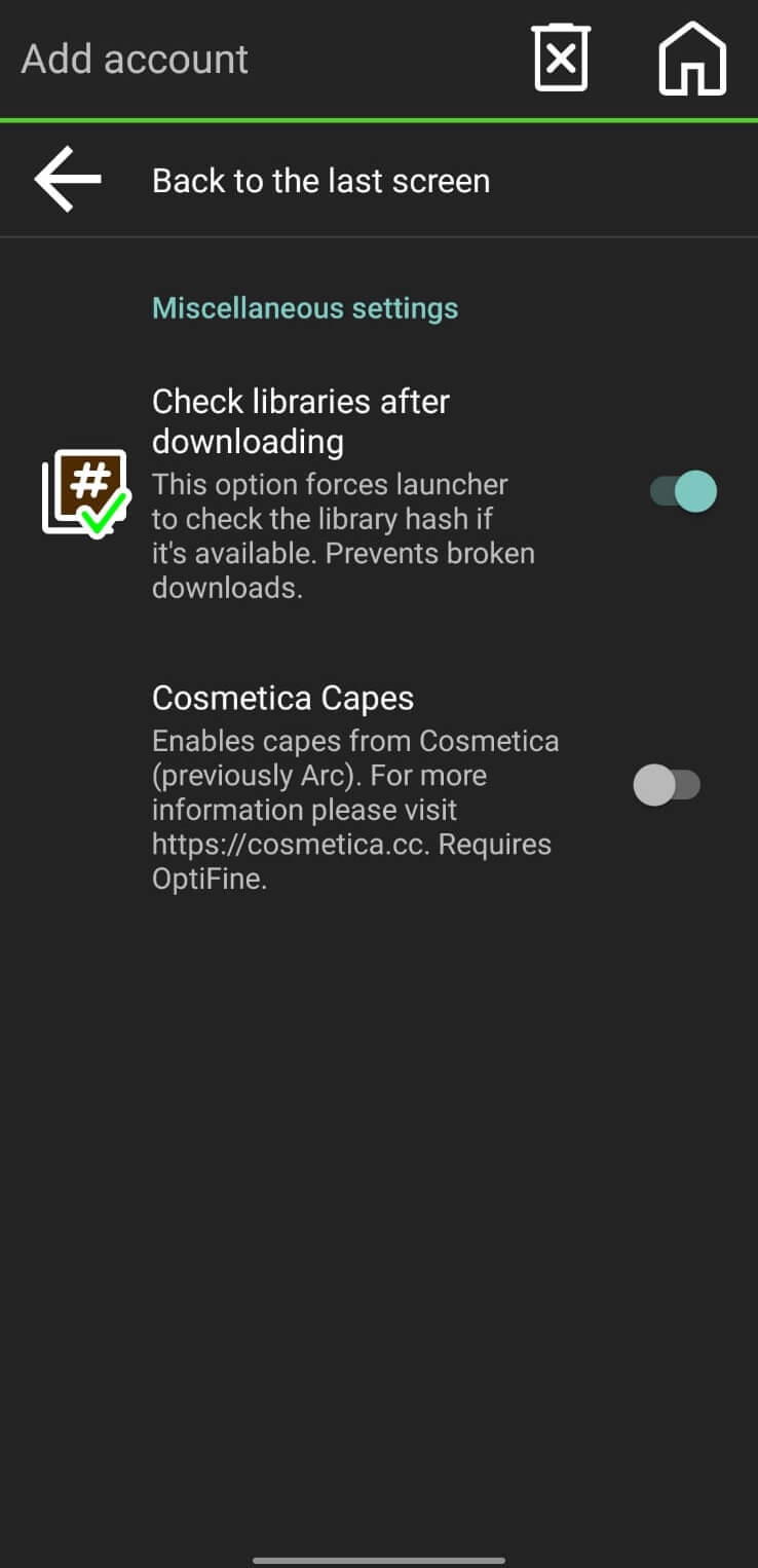 PojavLauncher screenshot 1