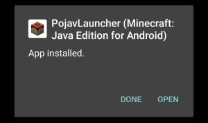 pojavlauncher apk installed