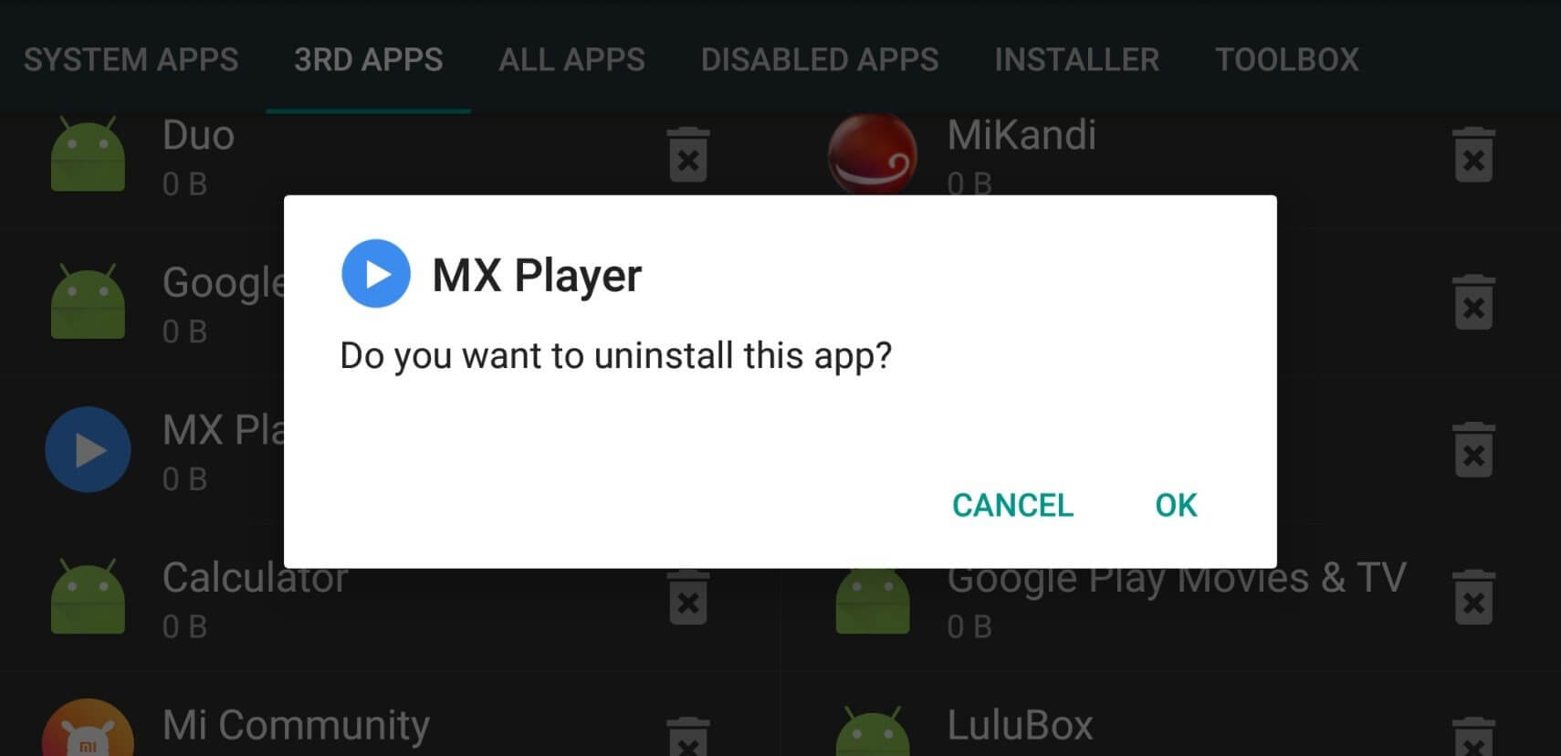 Root Uninstaller screenshot 1