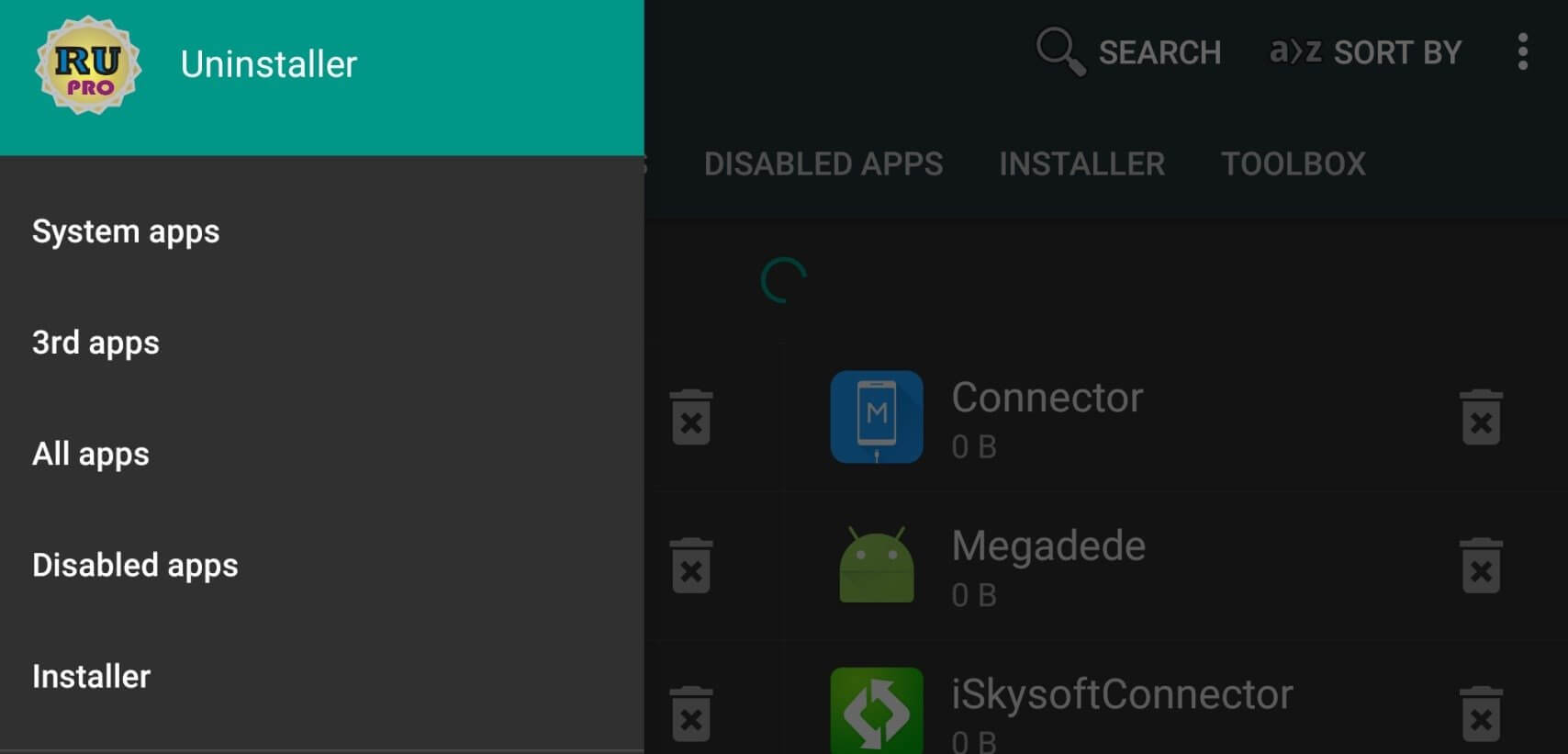 Root Uninstaller screenshot 1