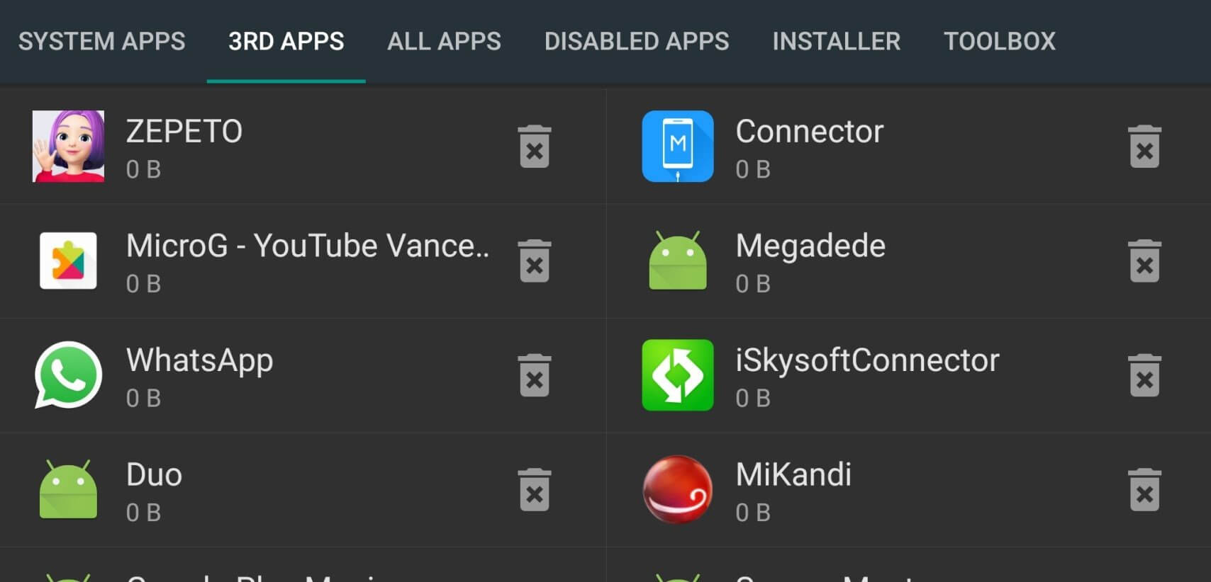 Root Uninstaller screenshot 1