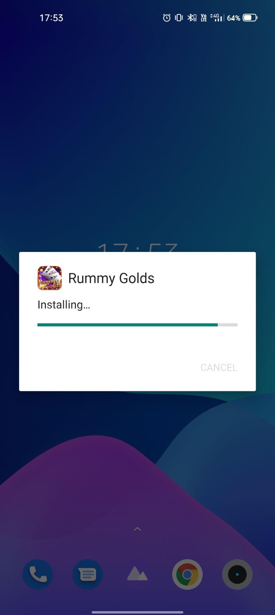 rummer golds apk installing
