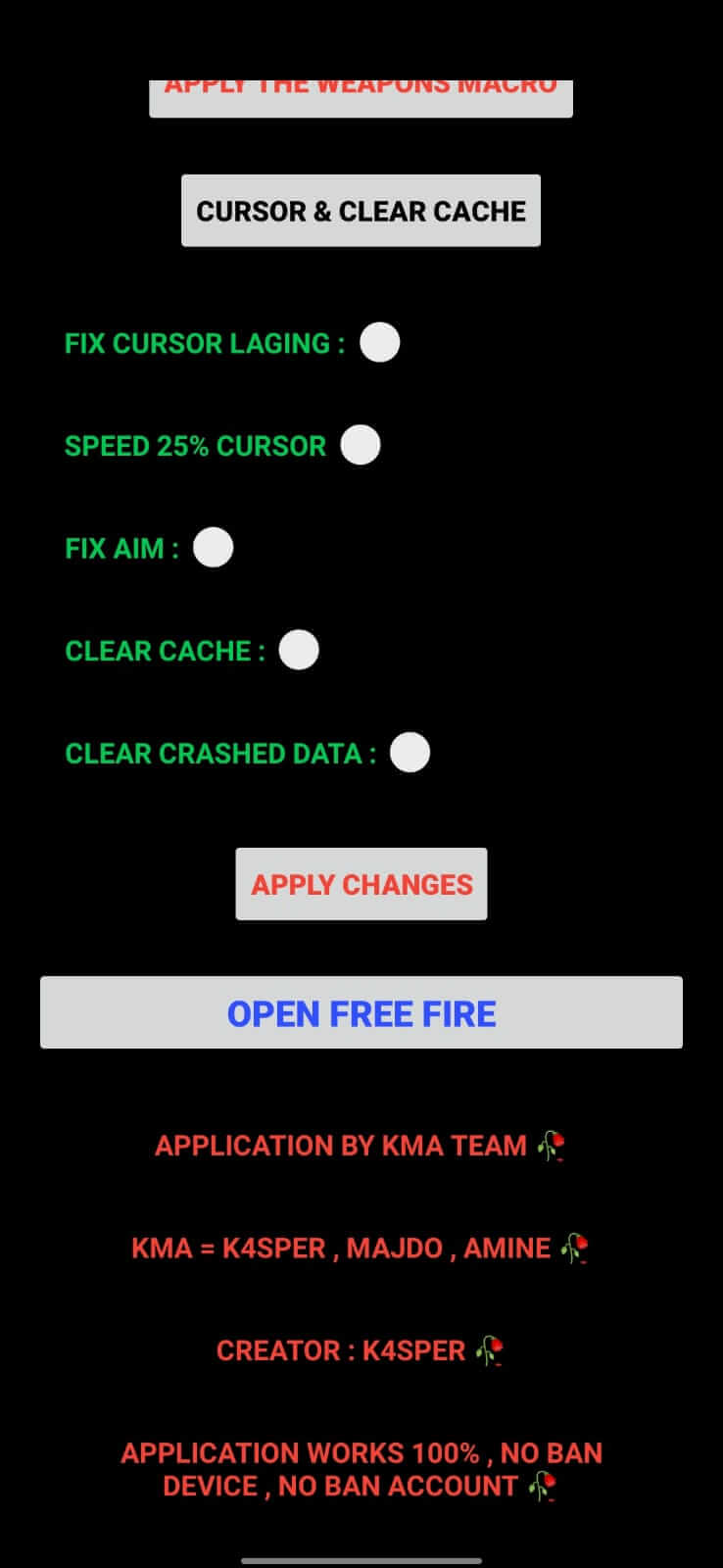 Ruok FF Auto Headshot screenshot 1