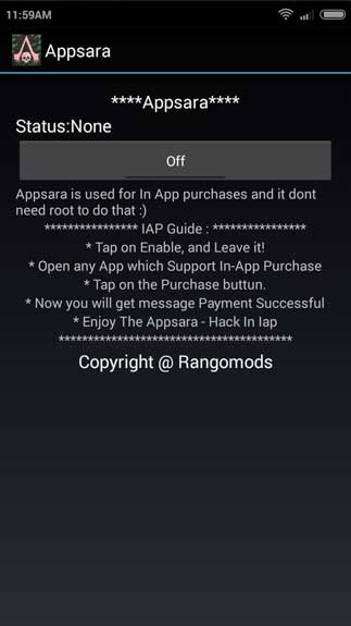 AppSara screenshot 1