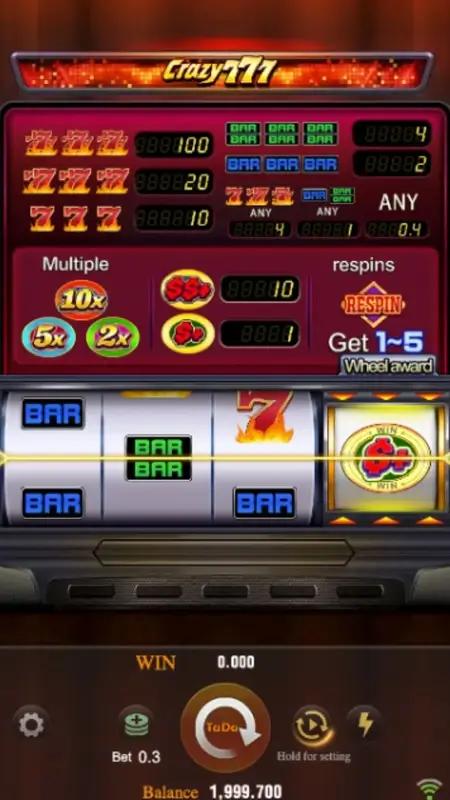 Slots 777 Party screenshot 1