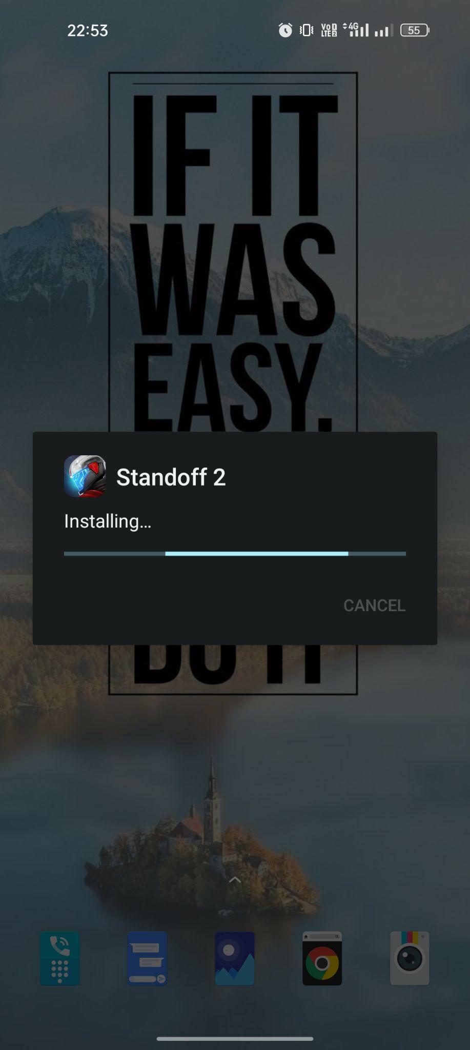 Standoff 2 apk installing