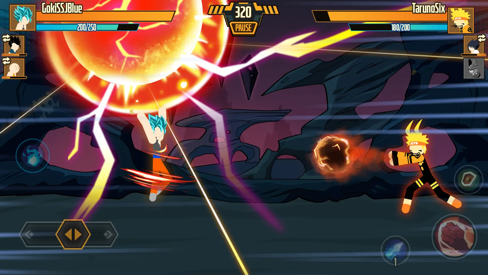 Stickman Dragon Fight screenshot 1