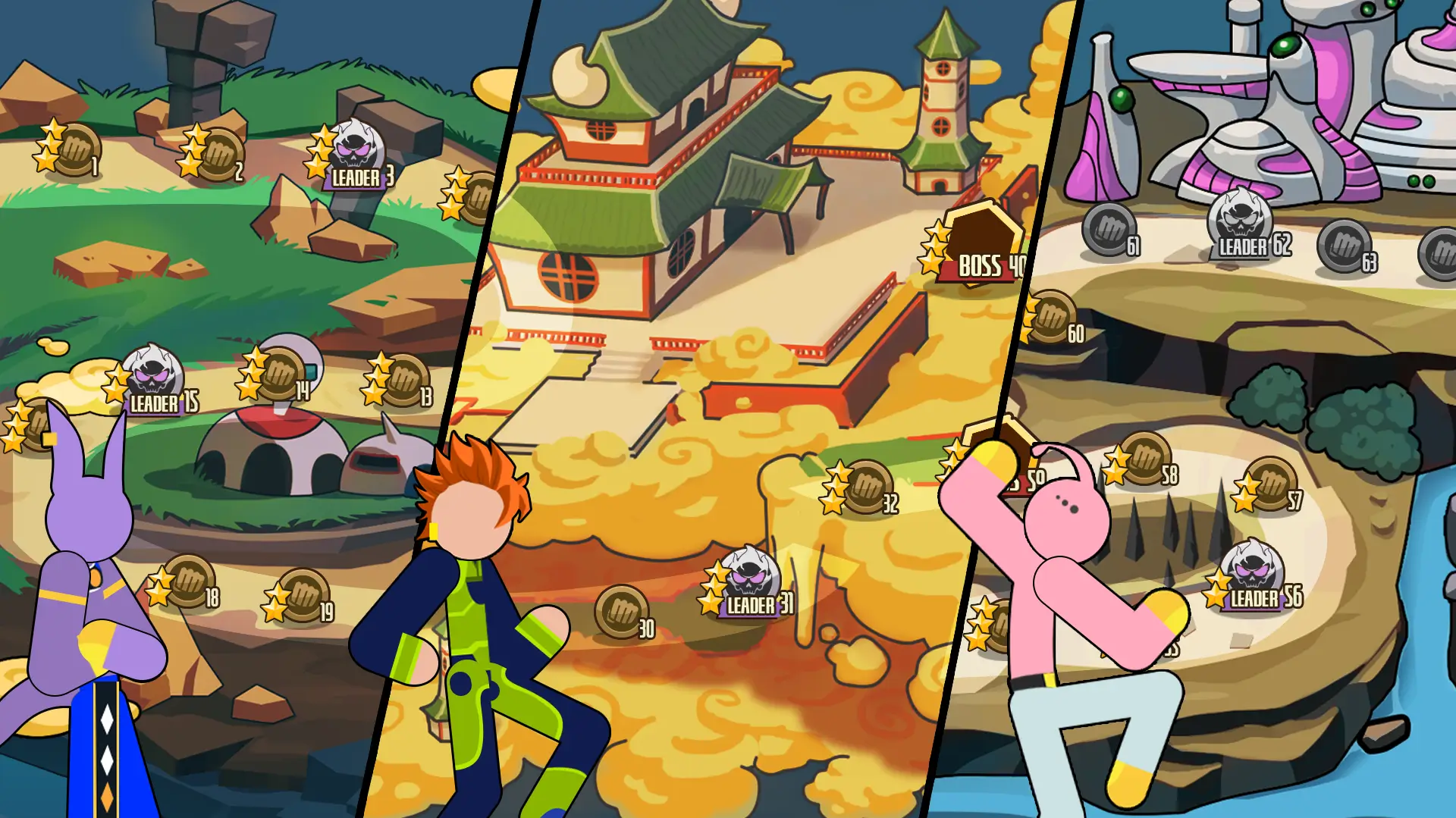 Stickman Dragon Fight screenshot 1