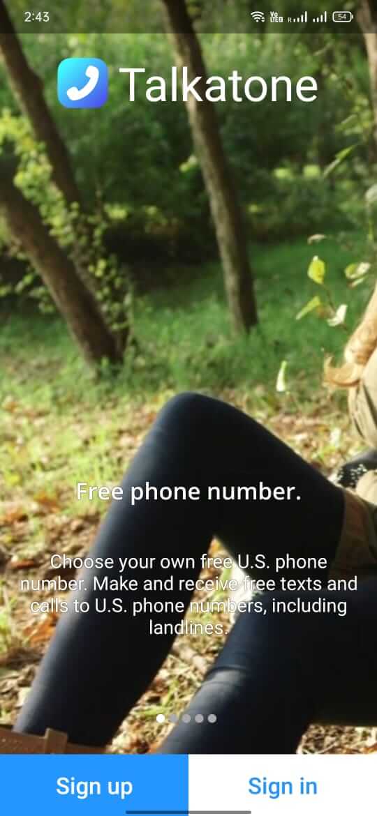 Talkatone screenshot 1