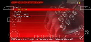 select game difficulty