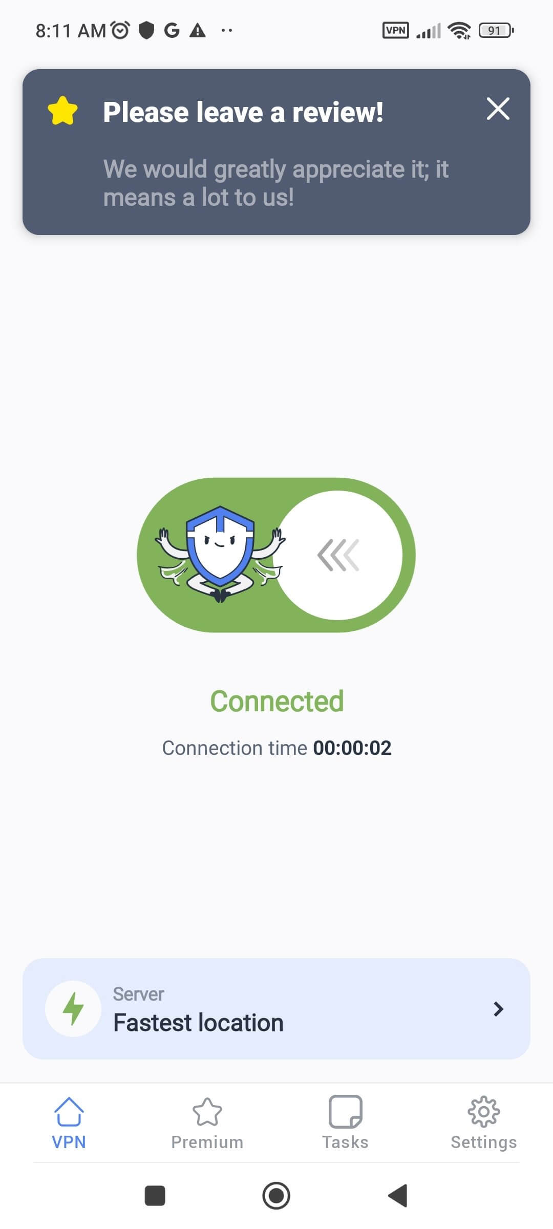 TipTop VPN screenshot 1