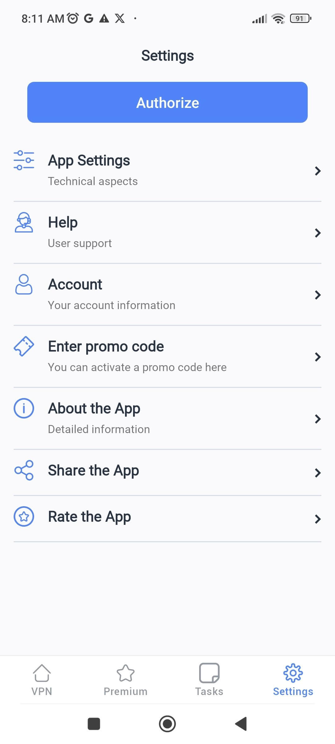 TipTop VPN screenshot 1