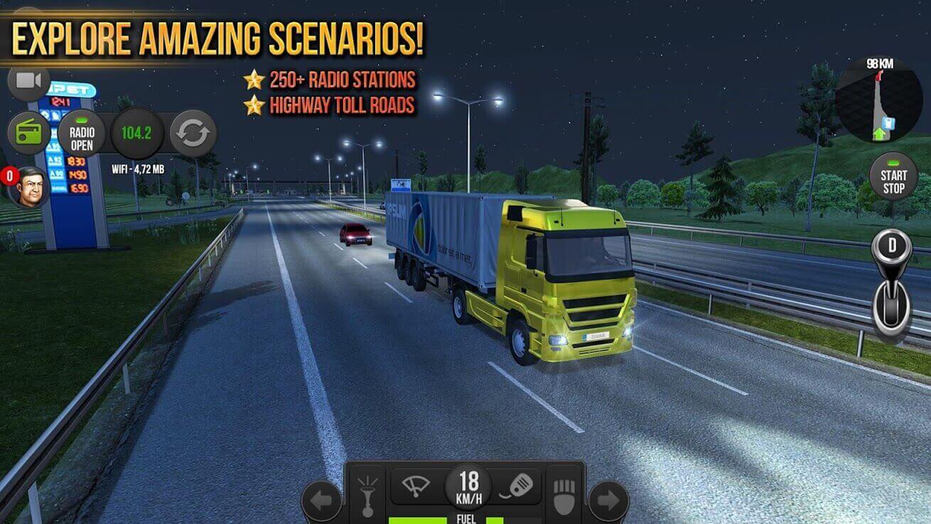 Truck Simulator 2018: Europe screenshot 1