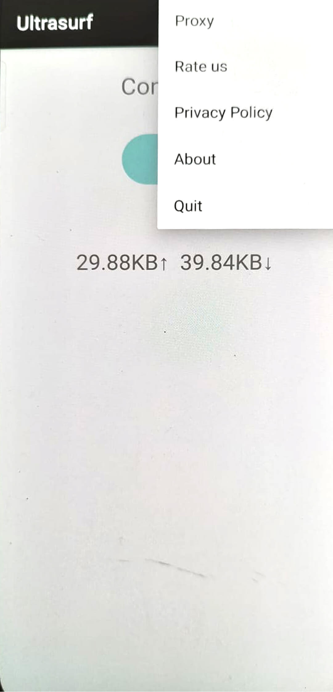 Ultrasurf screenshot 1