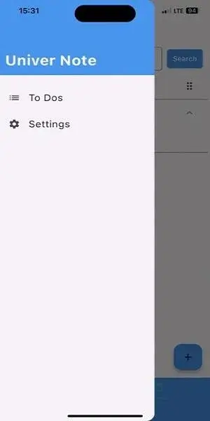 Univer Note screenshot 1