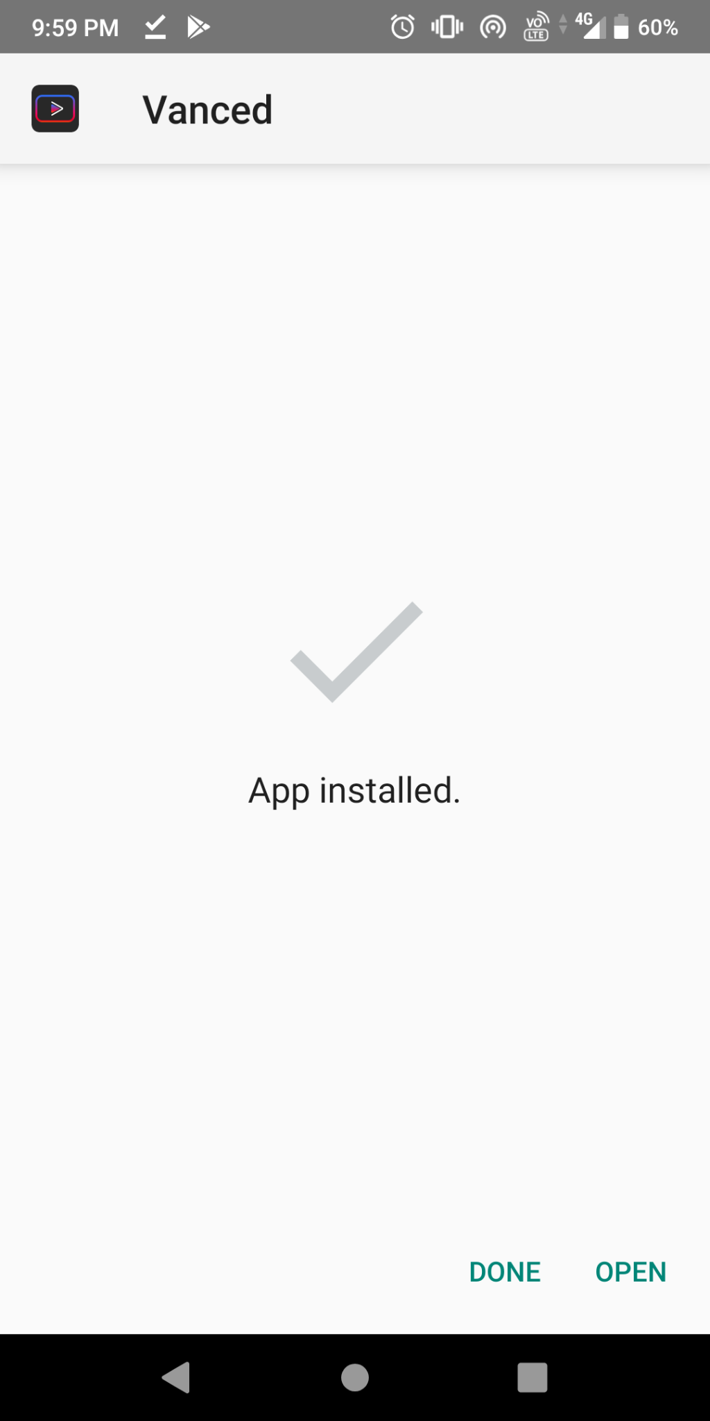 vanced manager apk installed