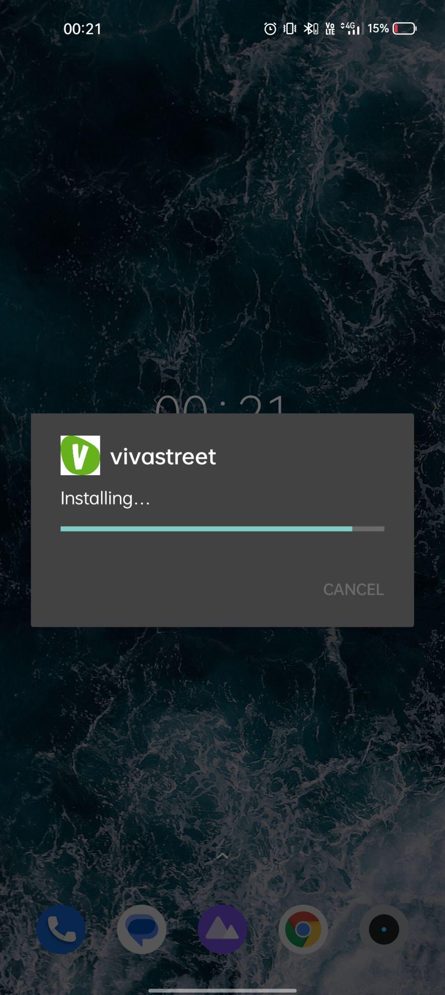 vivastreet apk installing