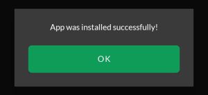 Voicella successfully installed