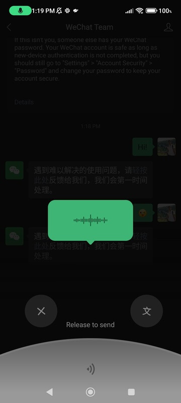WeChat screenshot 1