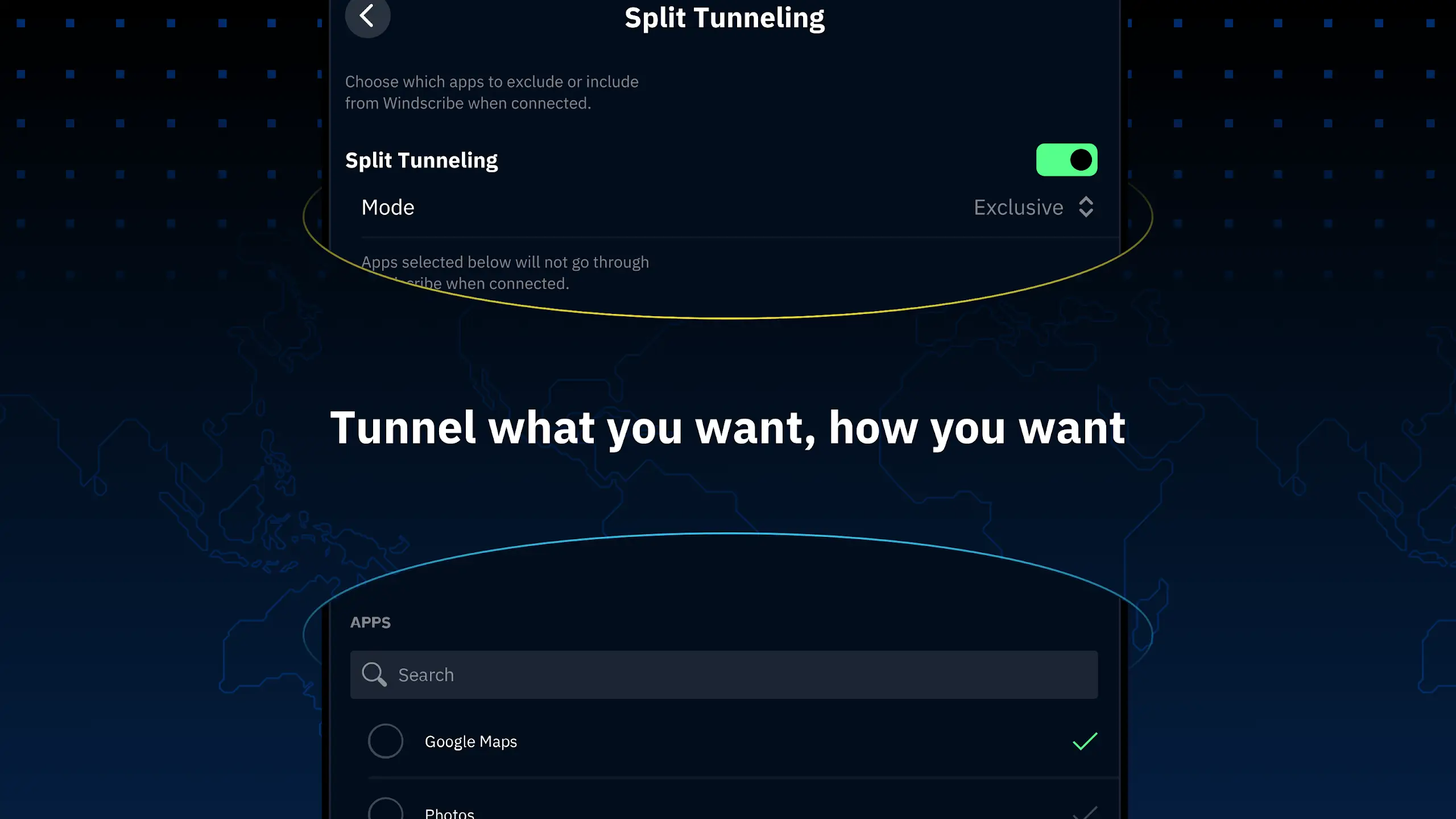 Windscribe screenshot 1