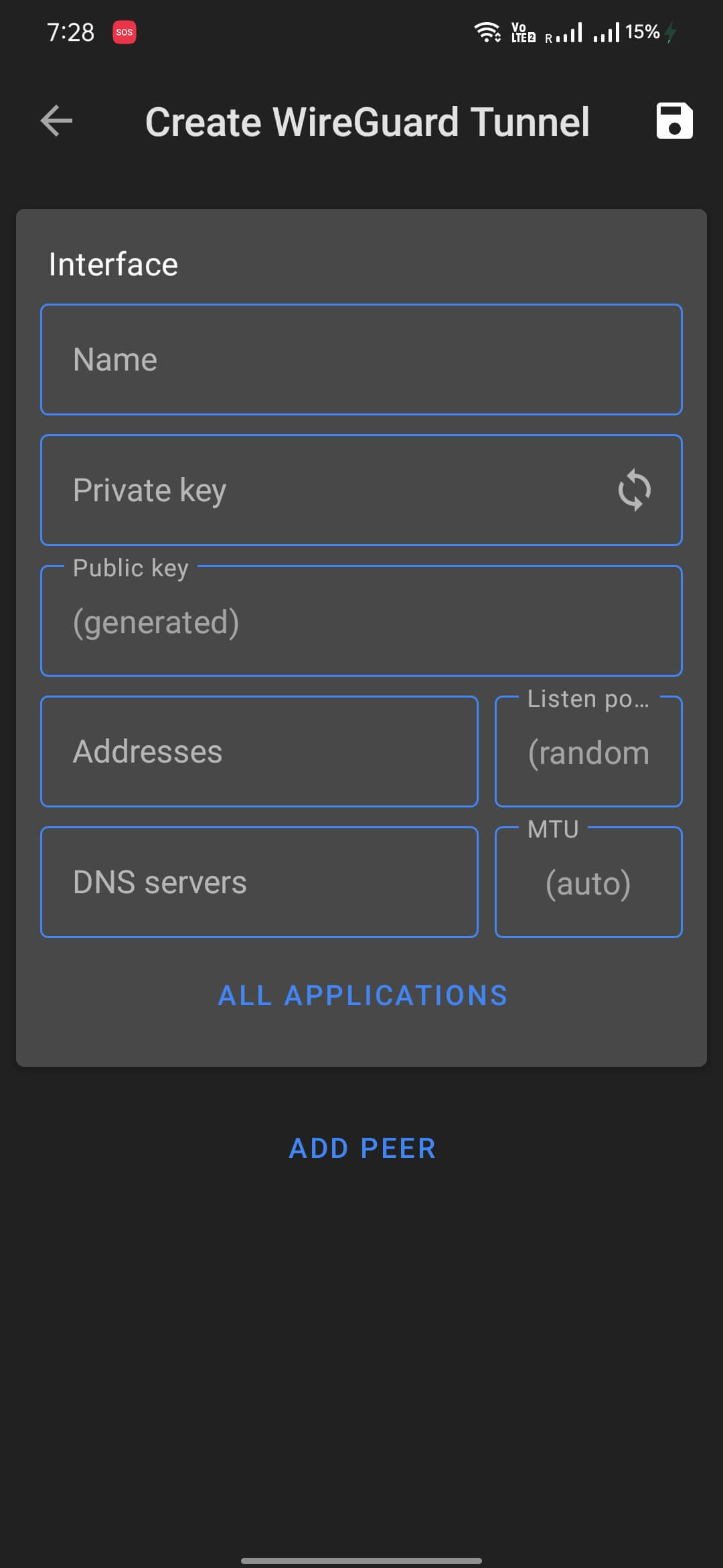 WireGuard screenshot 1