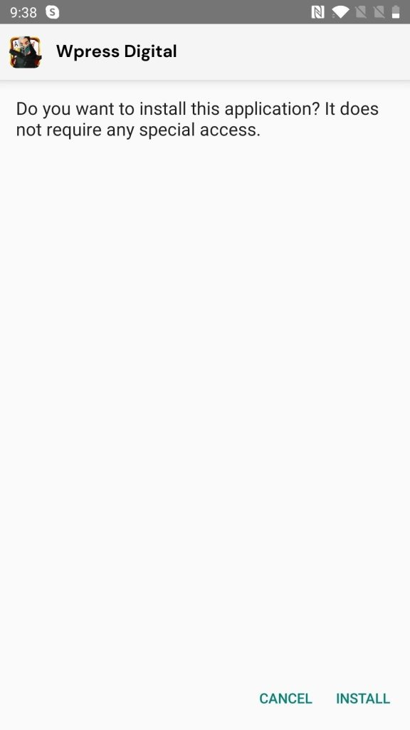 Wpress Digital Install