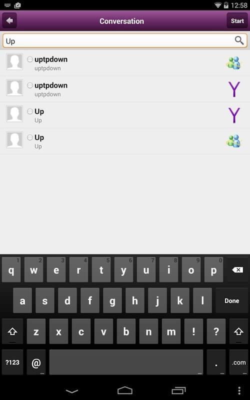 Yahoo Messenger screenshot 1