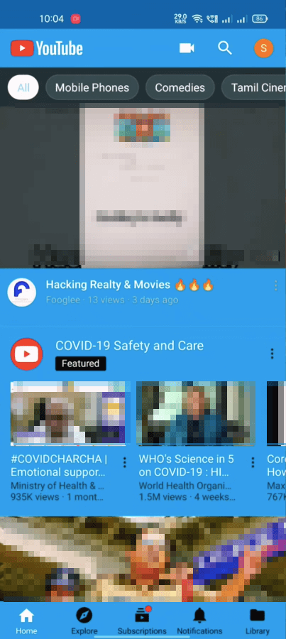 YouTube Blue screenshot 1