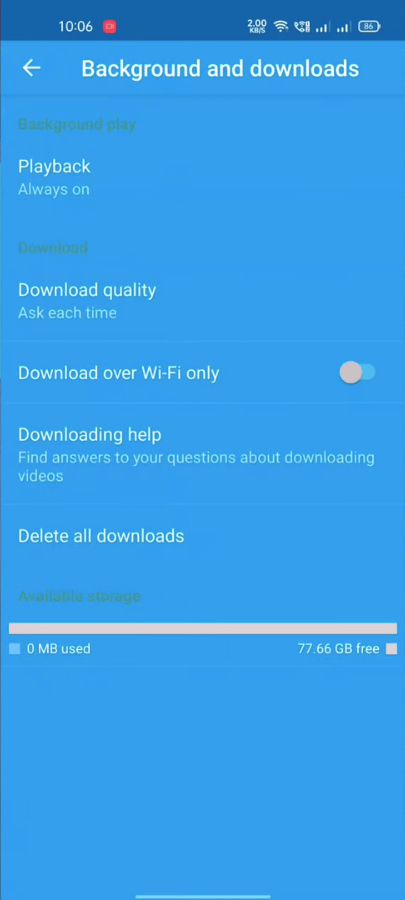 YouTube Blue screenshot 1